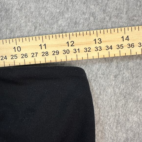 Zella Maternity Crop Leggings Womens S Black Stretch Contoured Comfort High Rise - Picture 6 of 10